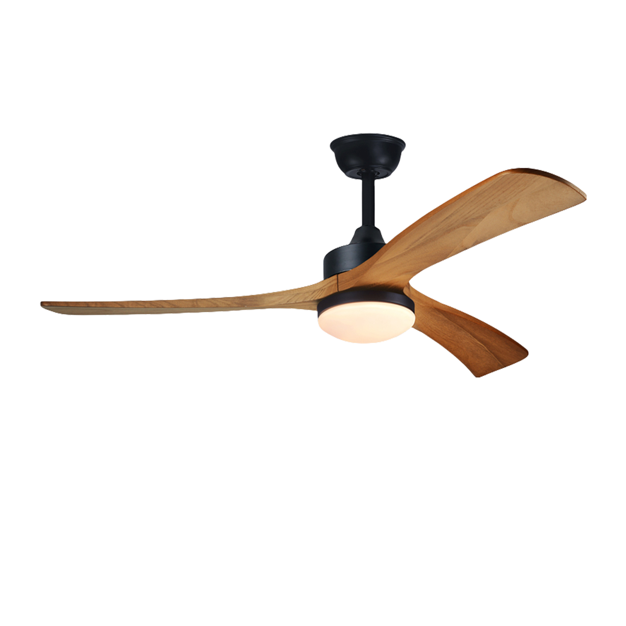 Modern chandeliers ceiling fans with lights dark wood color 56inch