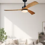 Modern chandeliers ceiling fans with lights dark wood color 56inch