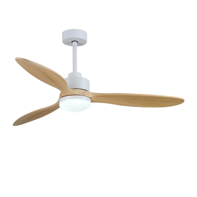 Modern chandeliers ceiling fans with lights white（black） wood color 52inch 01