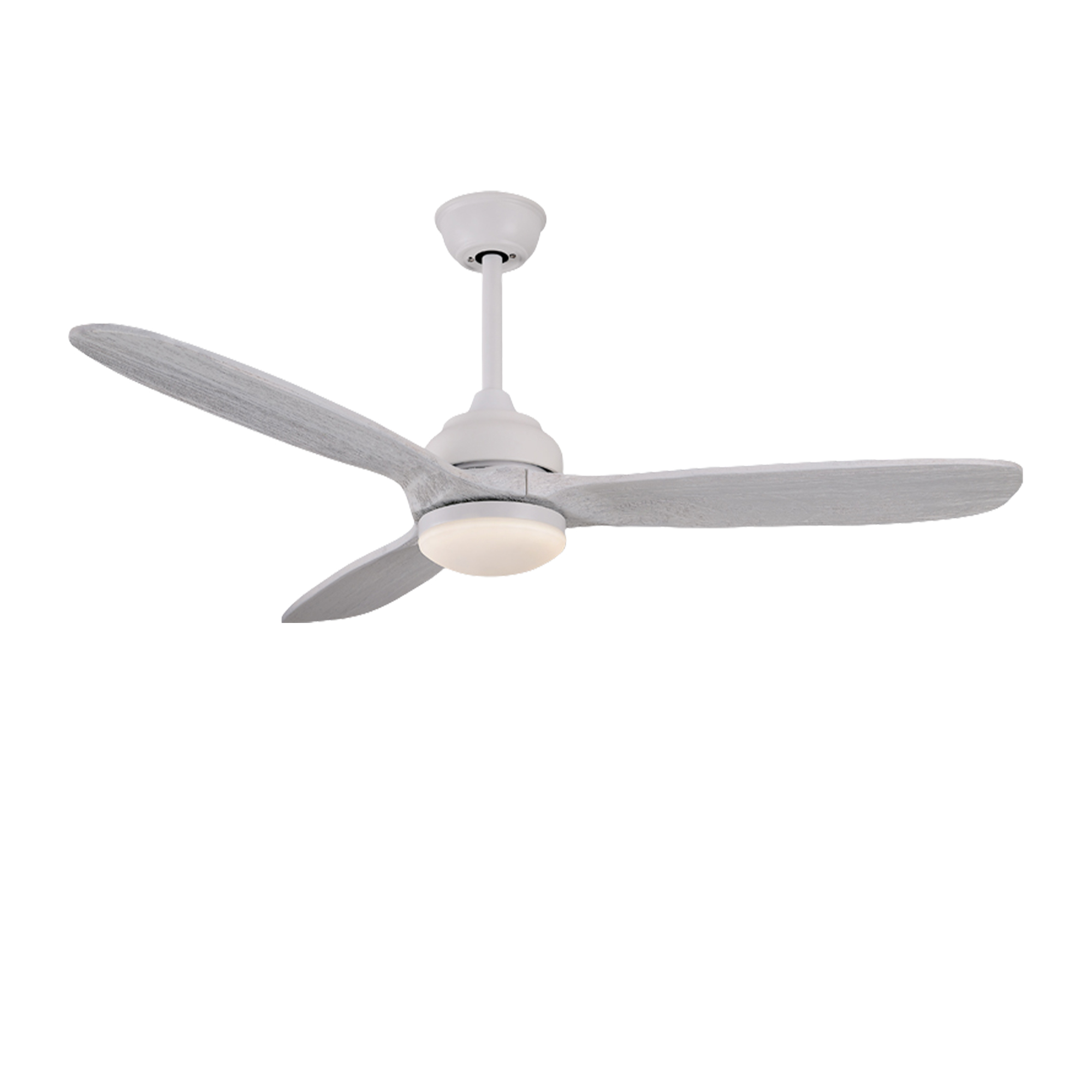 Modern chandeliers ceiling fans with lights white wood color 52inch