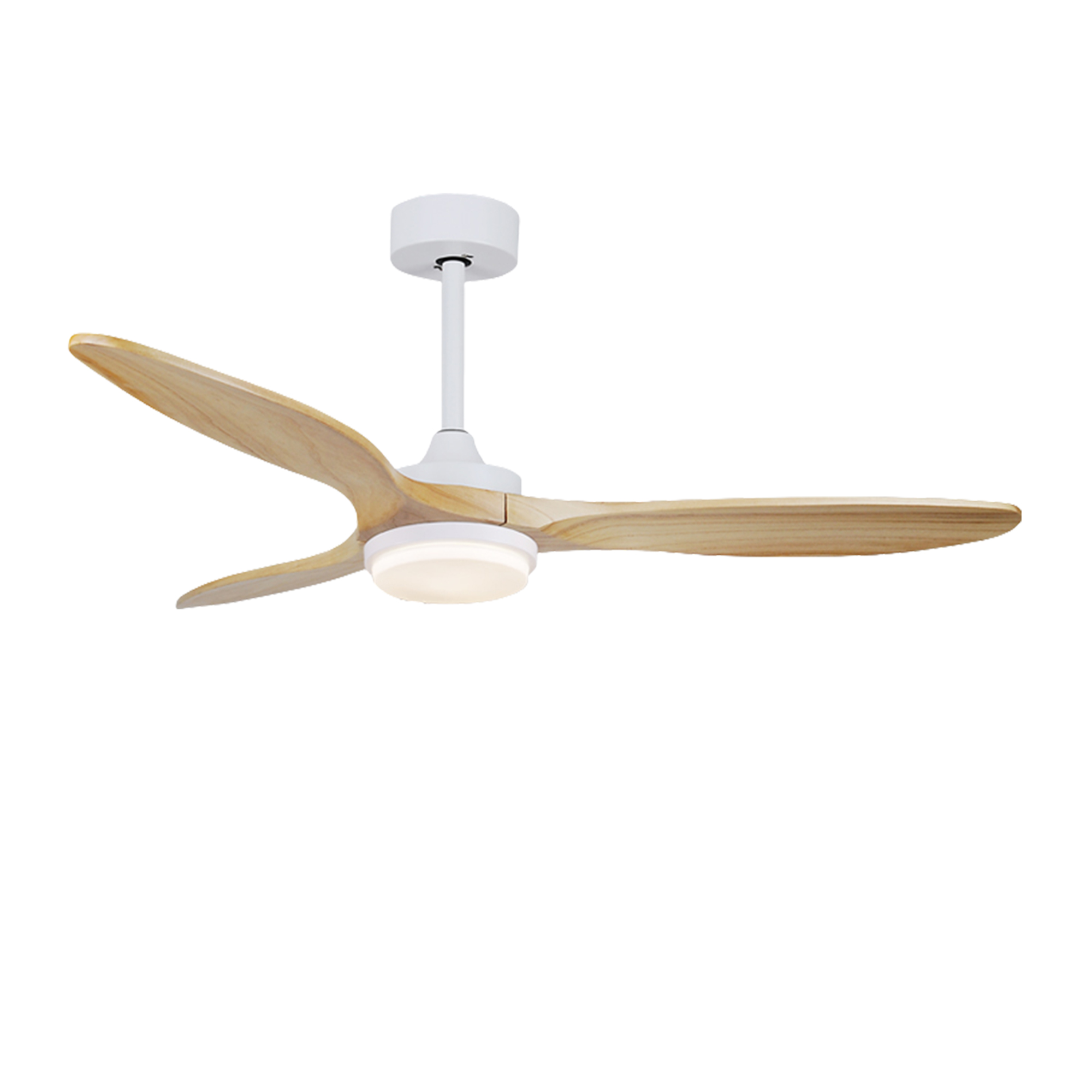 Modern chandeliers ceiling fans with lights Wood color 52inch