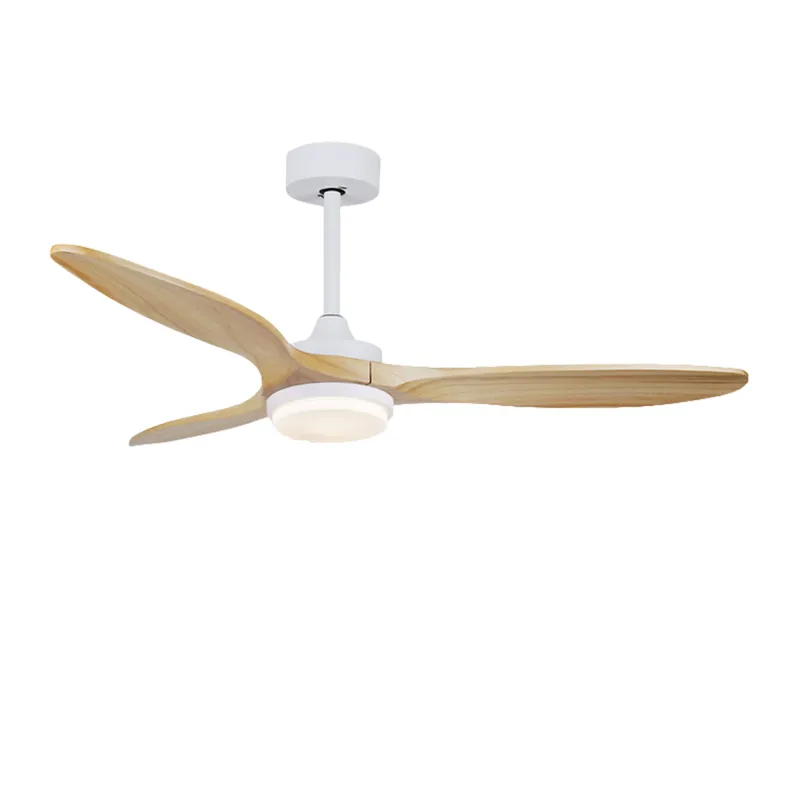 Modern chandeliers ceiling fans with lights Wood color 52inch