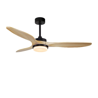 Modern chandeliers ceiling fans with lights Wood color 52inch 02