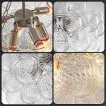 Bubble Glass Ceiling Light Talia Style Small Size
