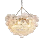 Bubble Glass Ceiling Light Talia Style Small Size