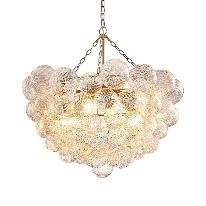Bubble Glass Ceiling Light Talia Style Small Size