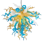 Murano Glass Light Pendant Chihuly Style Chandelier  (Multi Colors) 