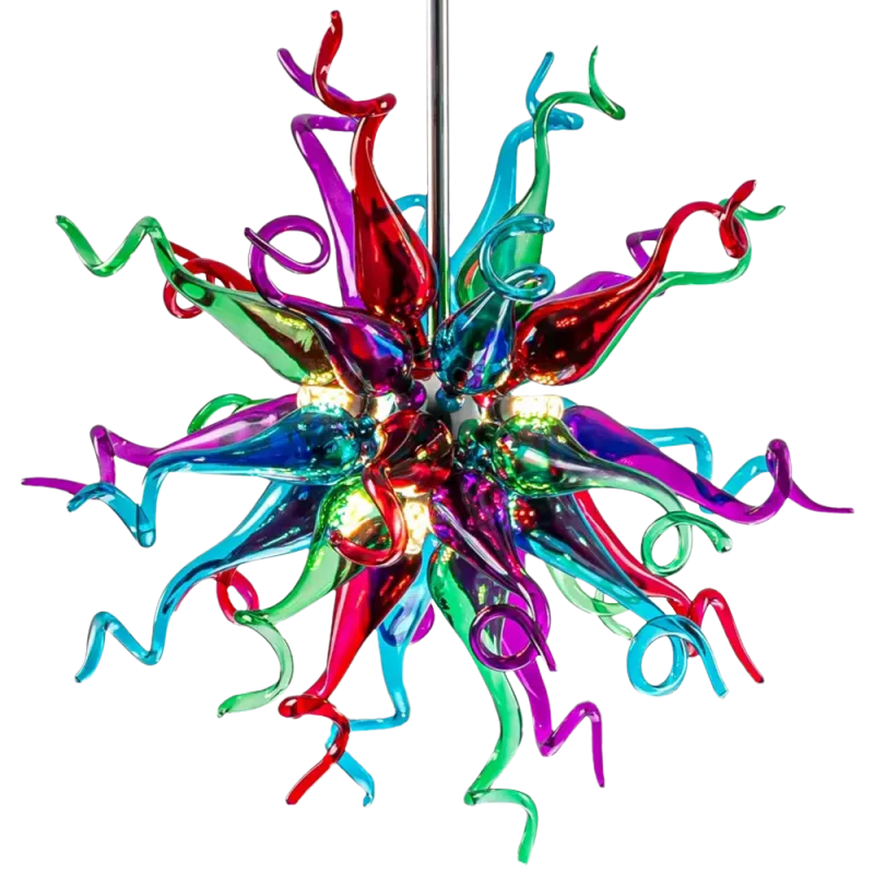 Sputnik Pendant Light Chihuly Style Chandeliers (Multi Colors)