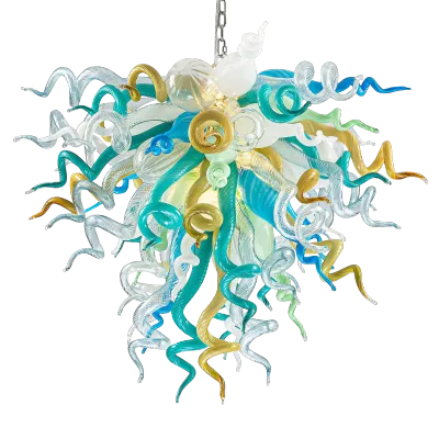 Chihuly Style Chandelier Murano Glass Light Pendant (Multi Color) 01