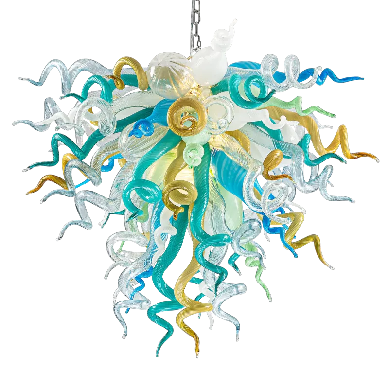 Chihuly Style Chandelier Murano Glass Light Pendant (Multi Color)