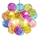 Colorful Glass Bubbles Chandelier Hand Blown Chandelier