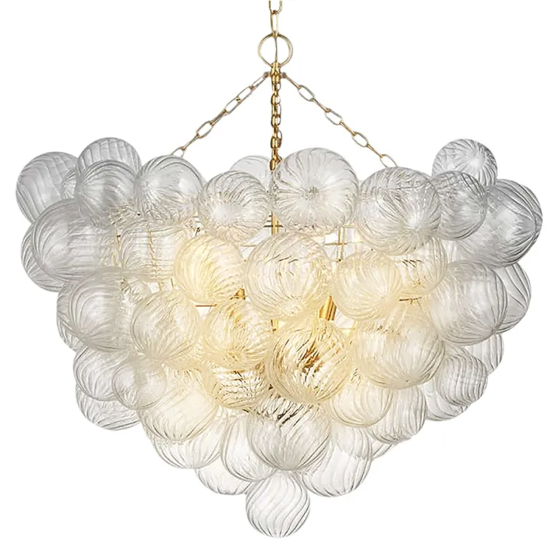 Modern Bubbles Chandelier Blown Glass Chandelier