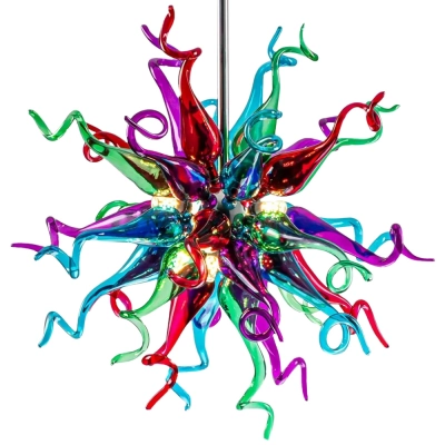 Sputnik Pendant Light Chihuly Style Chandeliers (Multi Colors) 01