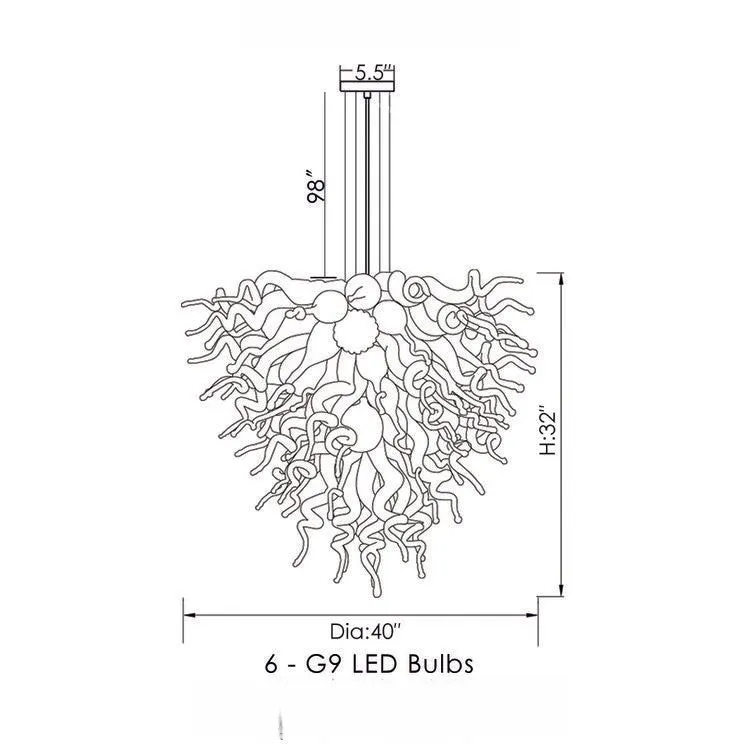 Murano Glass Chandelier