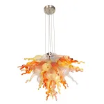 Murano Glass Chihuly Style Chandelier(Amber, Beige, Copper, Red and Clear)