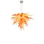 Murano Glass Chihuly Style Chandelier(Amber, Beige, Copper, Red and Clear)