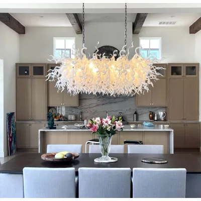 Handmade Glass Dining Room Chihuly Style Chandelier 01