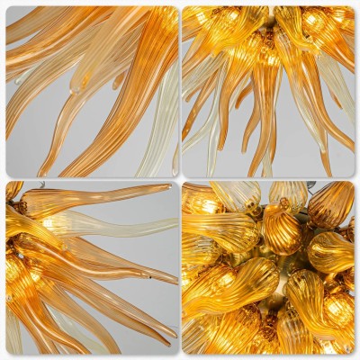Chihuly Style Ceiling Lamp 02