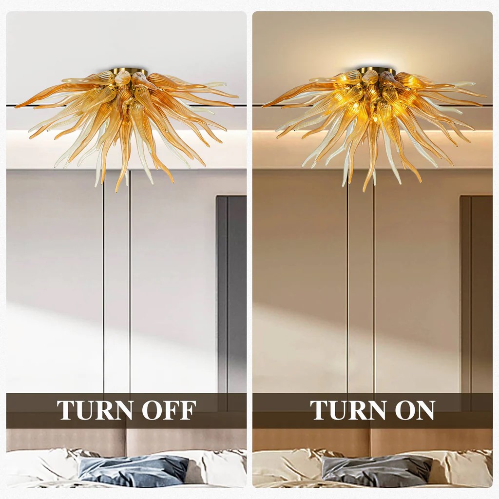 Chihuly Style Ceiling Lamp