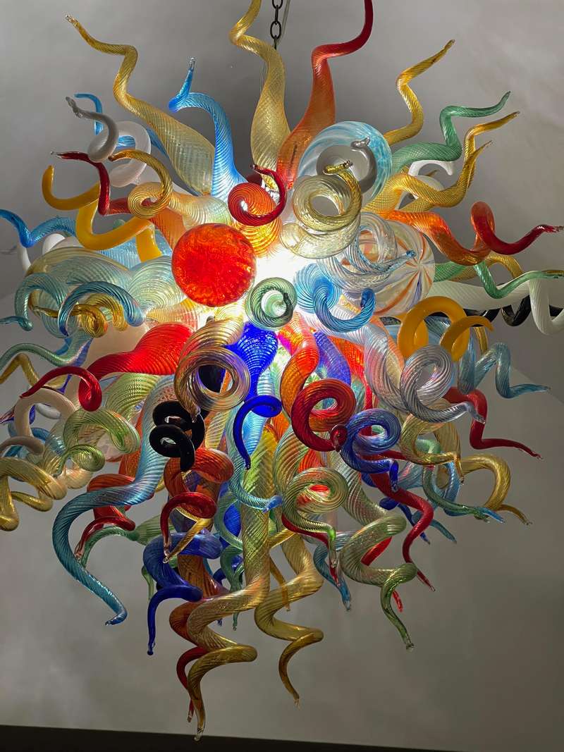 Chihuly Glass Chandelier Hand Blown Glass Chandelier (Multi Colors)