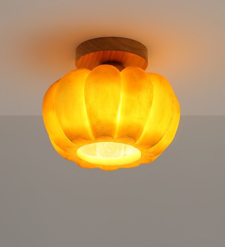 Halloween Jack-o'-lantern ceiling lights