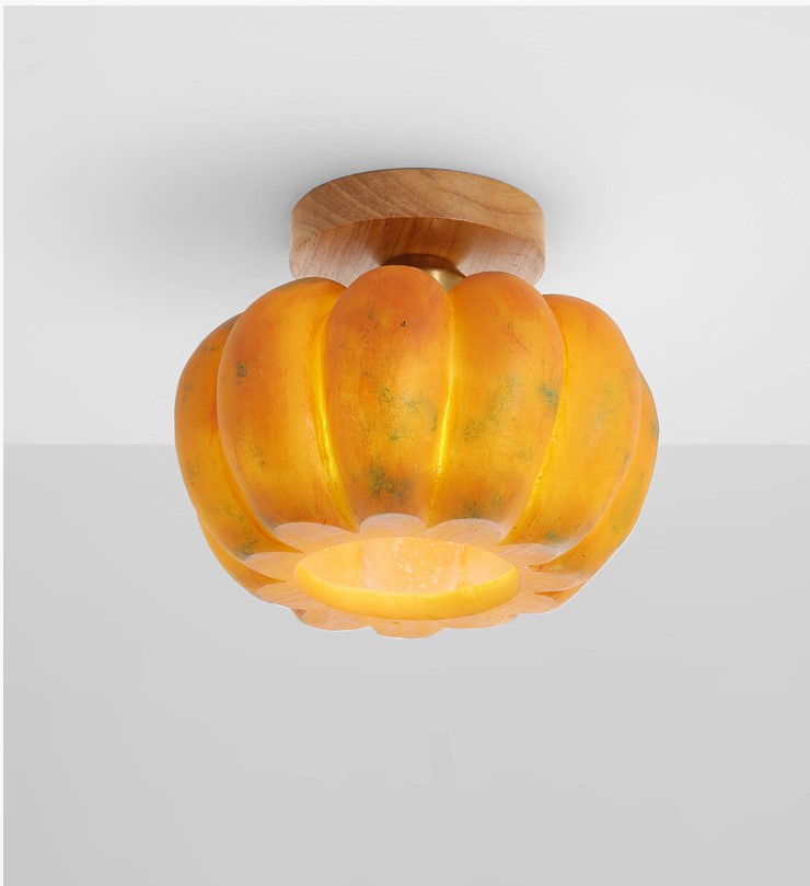 Halloween Jack-o'-lantern ceiling lights