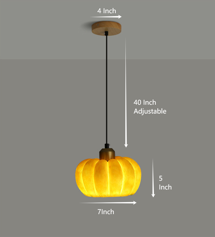 Halloween Jack-o'-lantern Chandelier