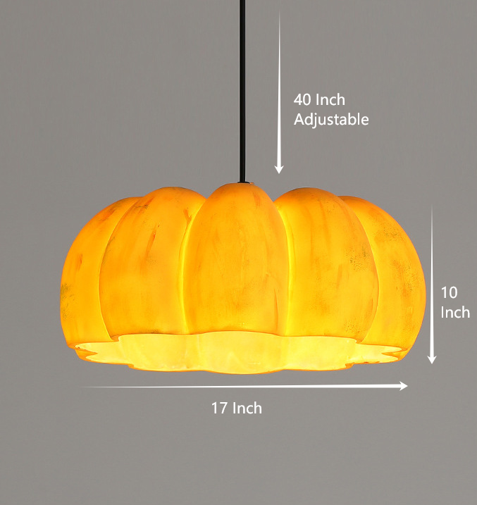 Halloween Jack-o'-lantern Chandelier