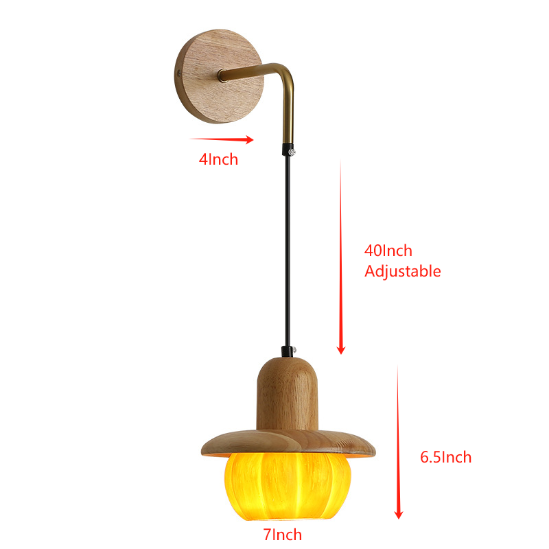 Halloween Jack-o'-lantern Wall Lamp