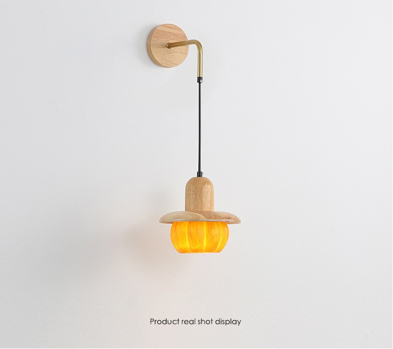 Halloween Jack-o'-lantern Wall Lamp