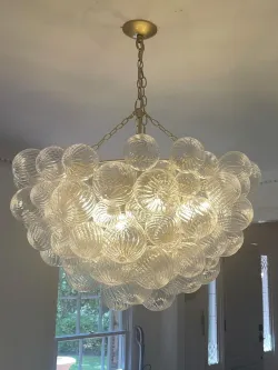 Bubble Glass Ceiling Light Talia Style Small Size review eric