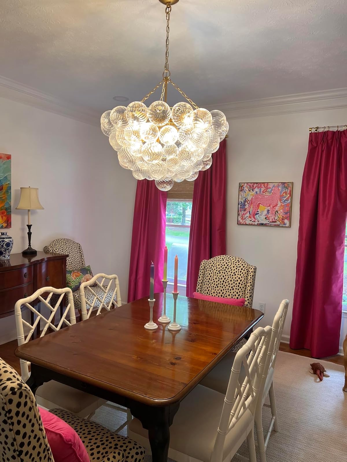 Bubble Glass Ceiling Light Talia Style Small Size review Emily Bramlett