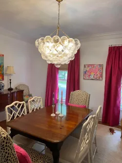 Bubble Glass Ceiling Light Talia Style Small Size review Emily Bramlett