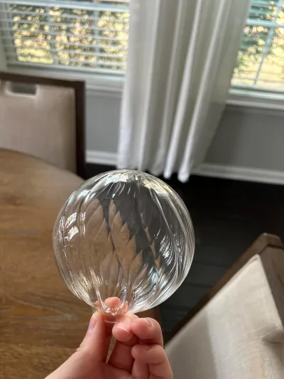 Bubble Glass Ceiling Light Talia Style Brass Finish review Janna