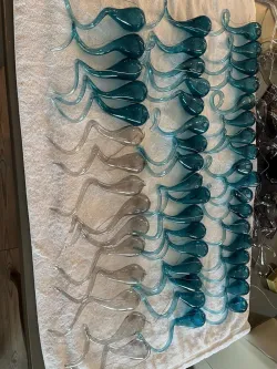 Chihuly Style Chandelier (Blue And Clear) review A. McIntyre 01
