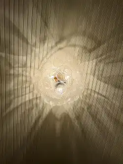 Bubble Glass Ceiling Light Talia Style Brass Finish review Andy