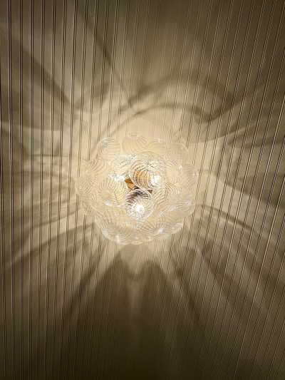 Bubble Glass Ceiling Light Talia Style Brass Finish review Andy