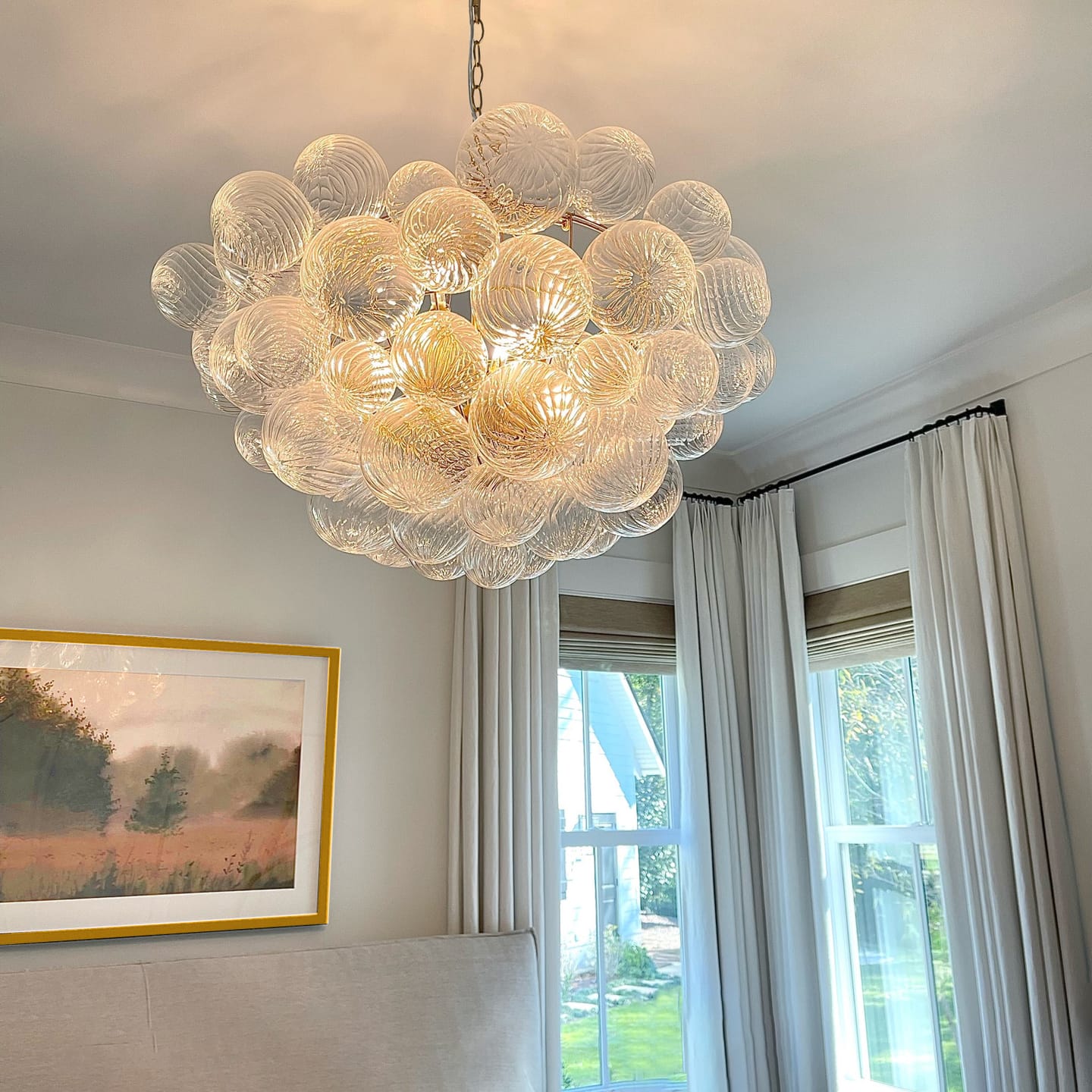 Modern Bubbles Chandelier Blown Glass Chandelier review michael l.