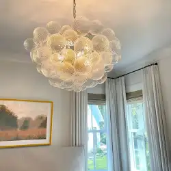 Modern Bubbles Chandelier Blown Glass Chandelier review michael l.