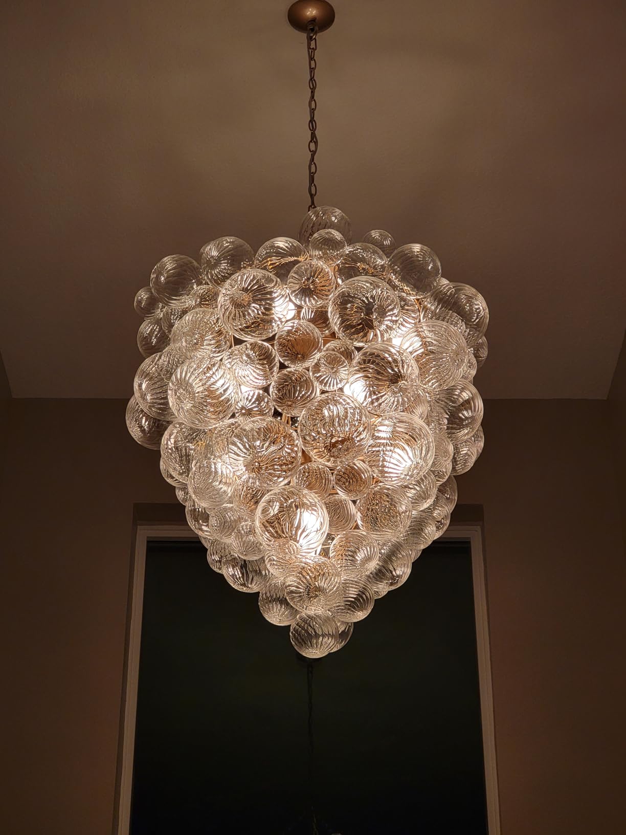 Glass Bubble Light Fixture Big Bubble Chandelier review kflett 00