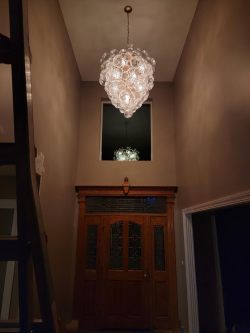 Glass Bubble Light Fixture Big Bubble Chandelier review kflett 02