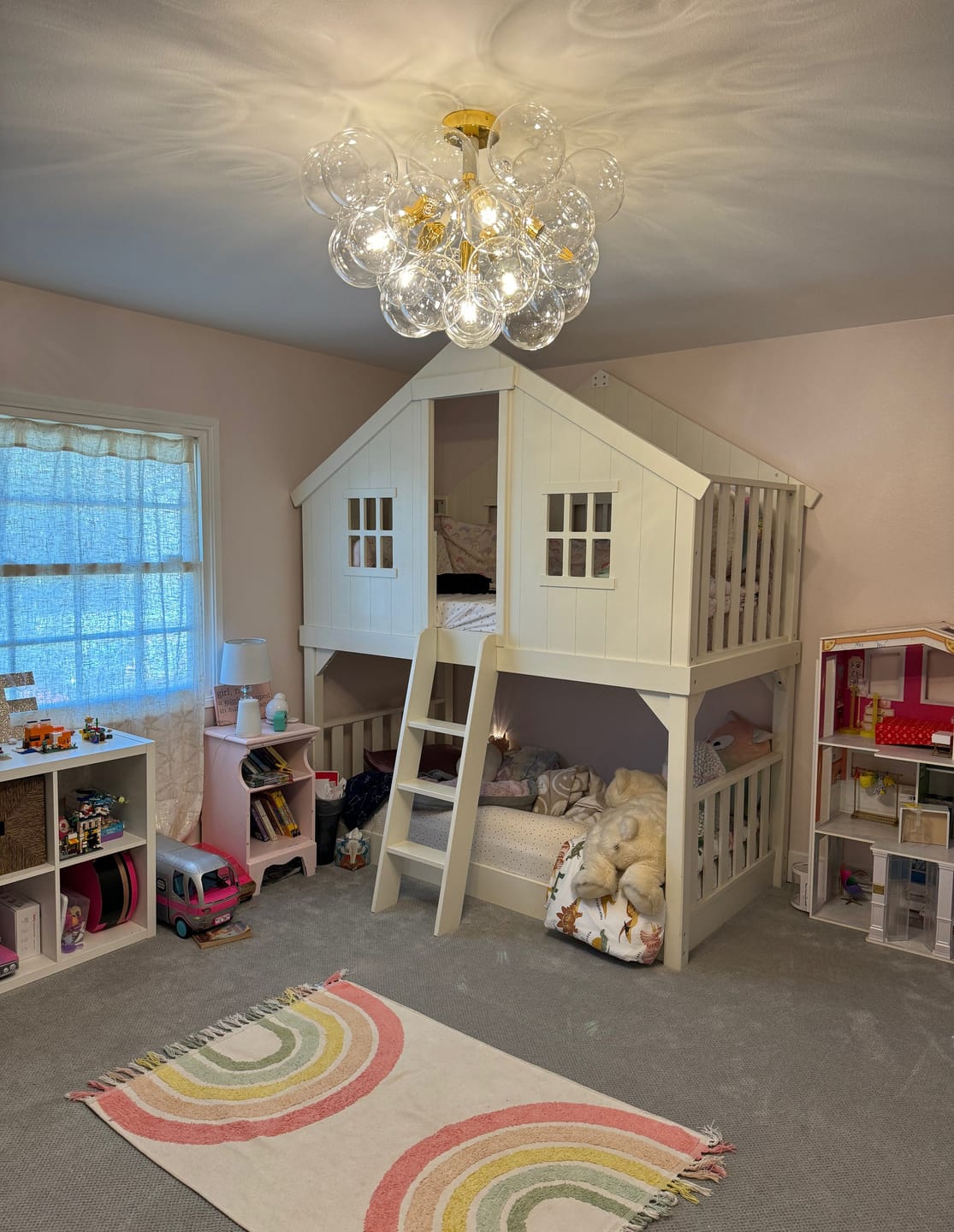 Modern Glass Bubble Chandelier/Semiflush Cluster Style review Christy