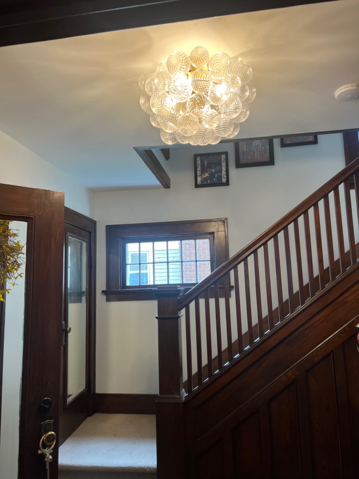 Bubble Glass Ceiling Light Talia Style Brass Finish review Aviva lee