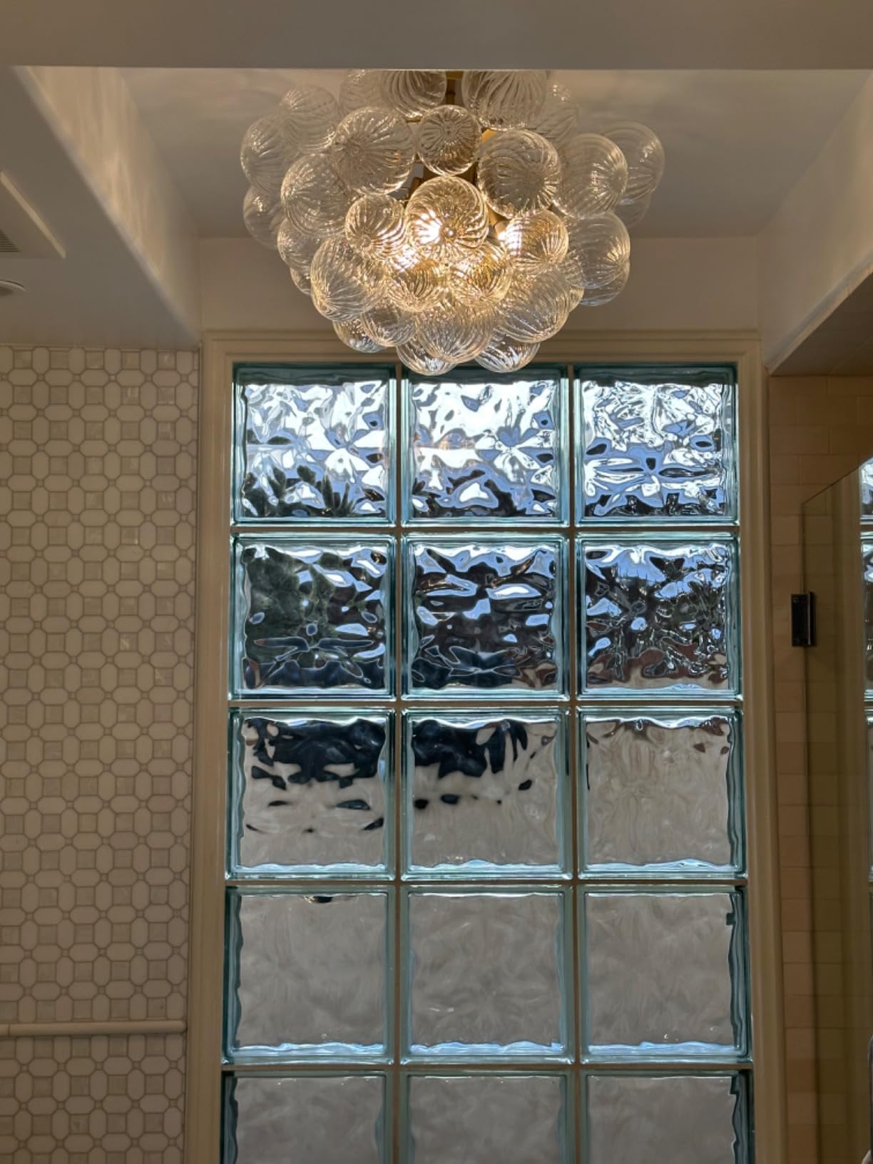 Bubble Glass Ceiling Light Talia Style Brass Finish review Jenn Kwik Vehrs 00