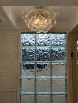 Bubble Glass Ceiling Light Talia Style Brass Finish review Jenn Kwik Vehrs 01