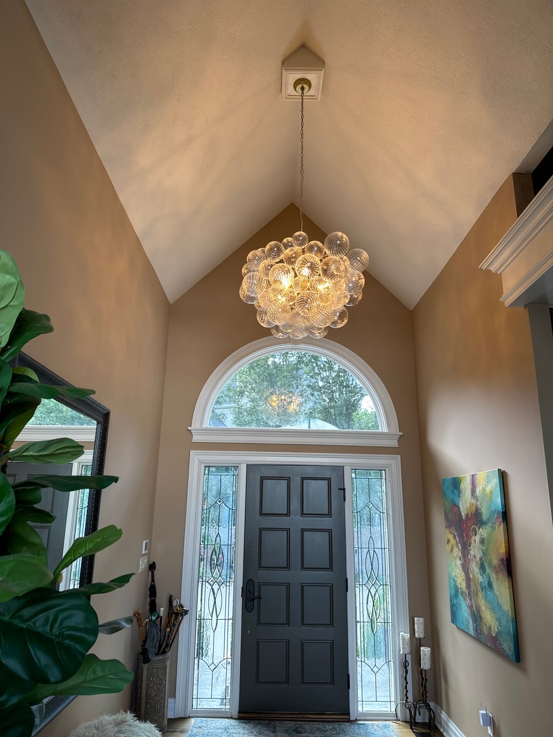 Bubble Glass Ceiling Light Talia Style Small Size review Ruslana