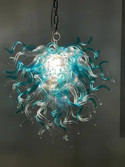 Chihuly Style Chandeliers Hand Blown Glass Chandelier(Blue) review Apala 02