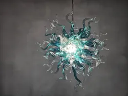 Chihuly Style Chandeliers Hand Blown Glass Chandelier(Blue) review rachel 02