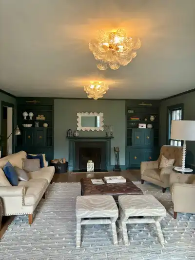 Bubble Glass Ceiling Light Talia Style Brass Finish review Marika