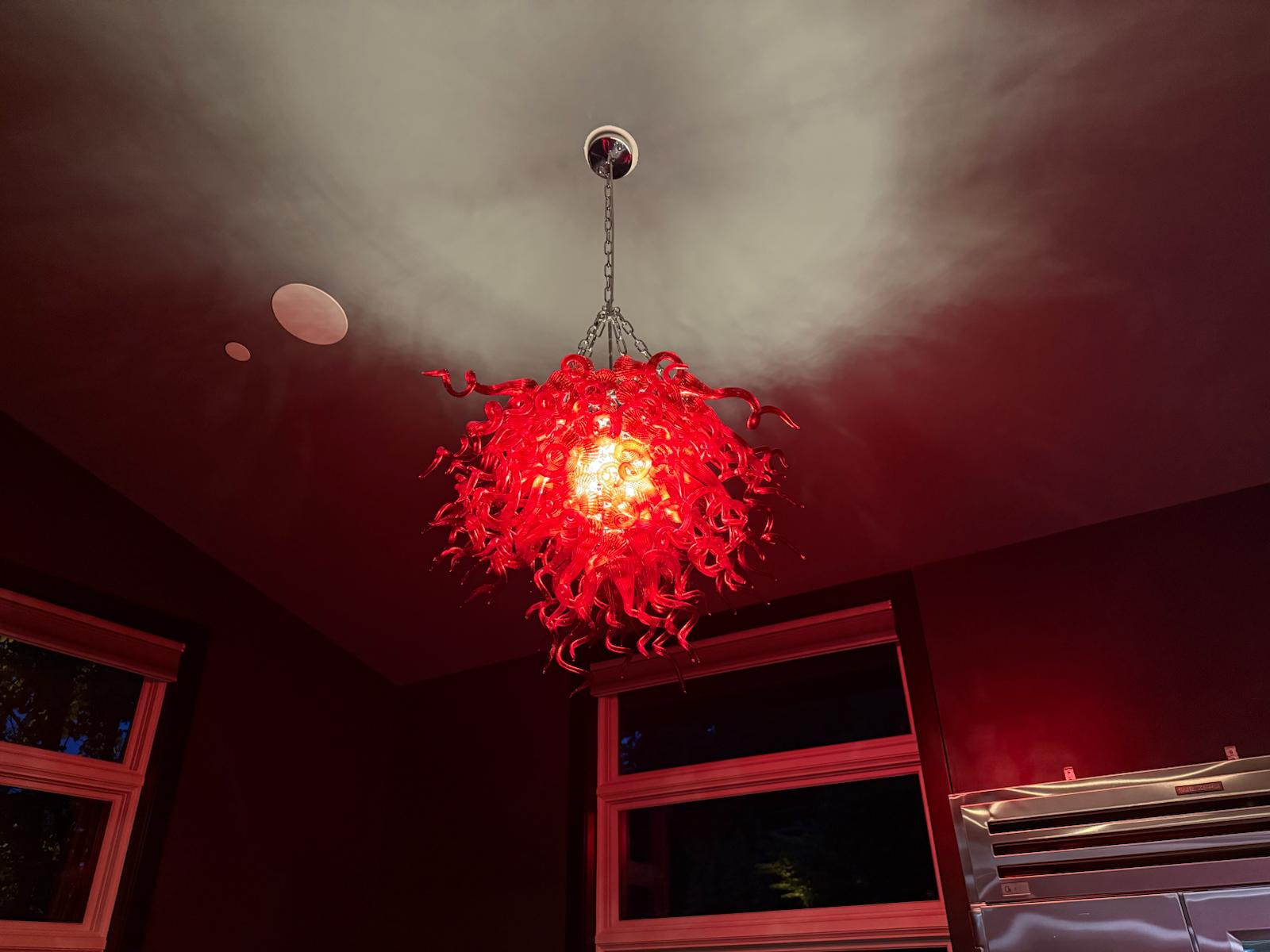 Chihuly Style Chandelier Hand Blown Glass Chandelier (Dark Red)  review Alex 01